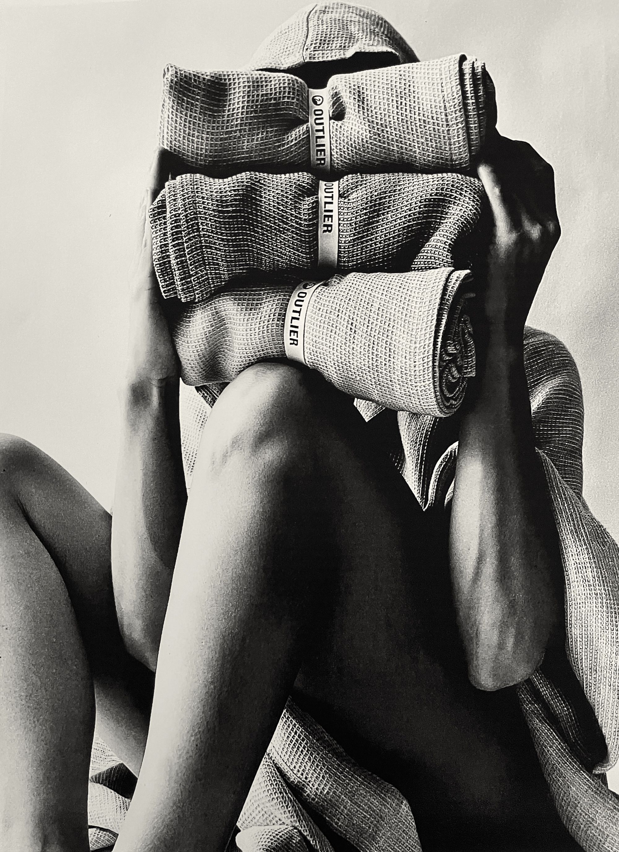 Grid Linen Towel