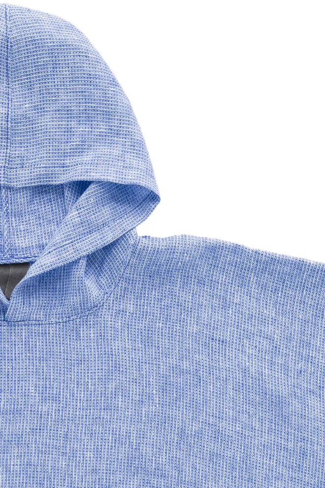 Grid Linen Hoodie 3 Grid Linen Hoodie