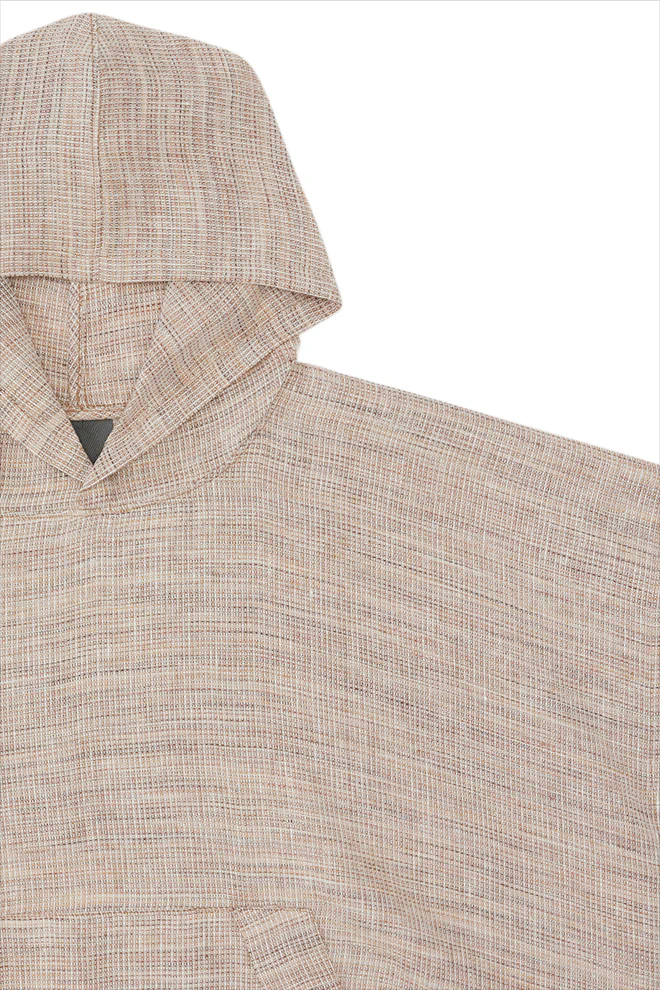 Grid Linen Hoodie 4 Grid Linen Hoodie