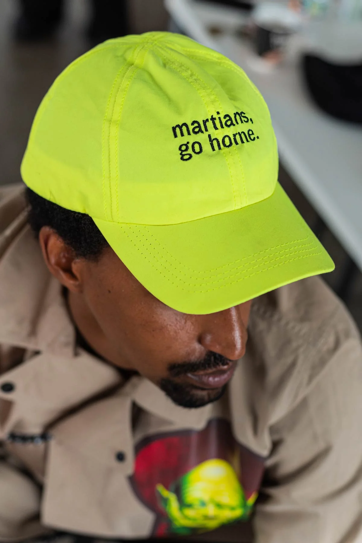 Martians Go Home 3Bar Cap